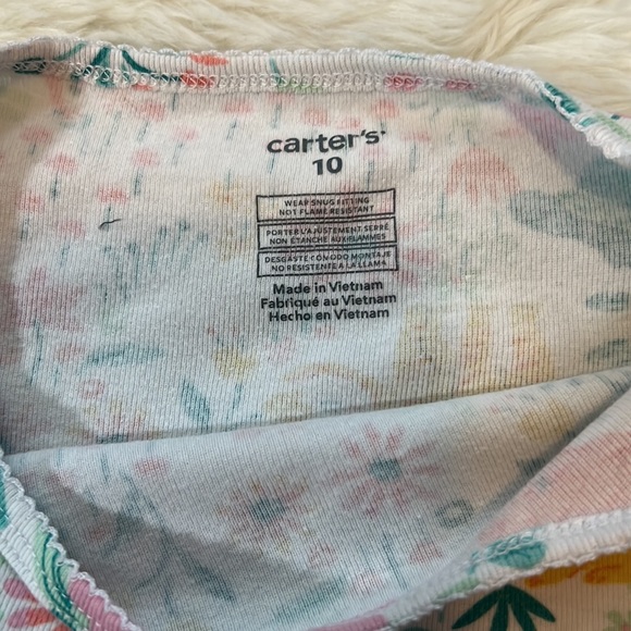 Girls Size 10 Carter’s Pajama Set - Picture 3 of 3